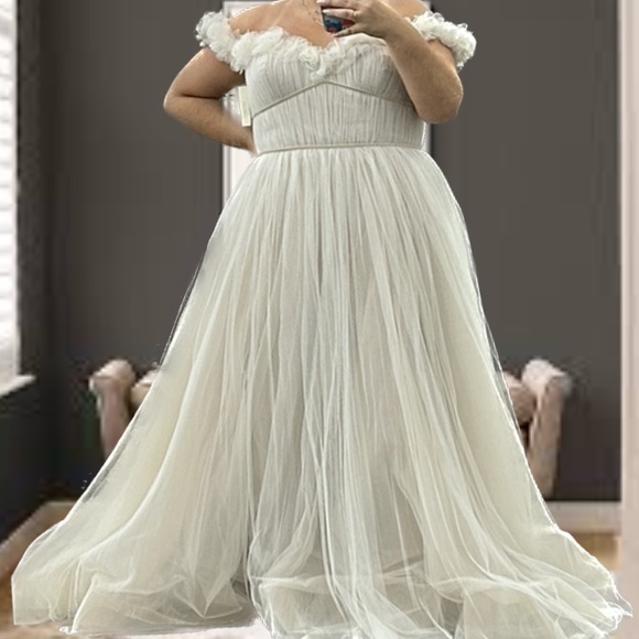 Watters Corrine gown NWT Size 16W Ivory - Picture 4 of 5